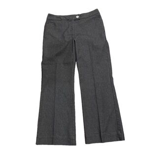 Nine & Company Sz 10 casual stretch gray trousers with side pockets